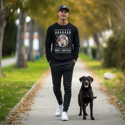 Personalized Christmas Jumper Photo & Text Adults & Kids Sweatshirt