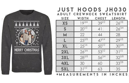 Personalized Christmas Jumper Photo & Text Adults & Kids Sweatshirt
