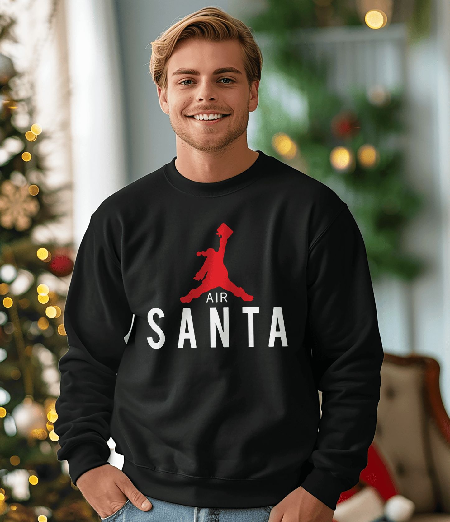 Air Santa Sweatshirt - Ho Ho Hilarious!