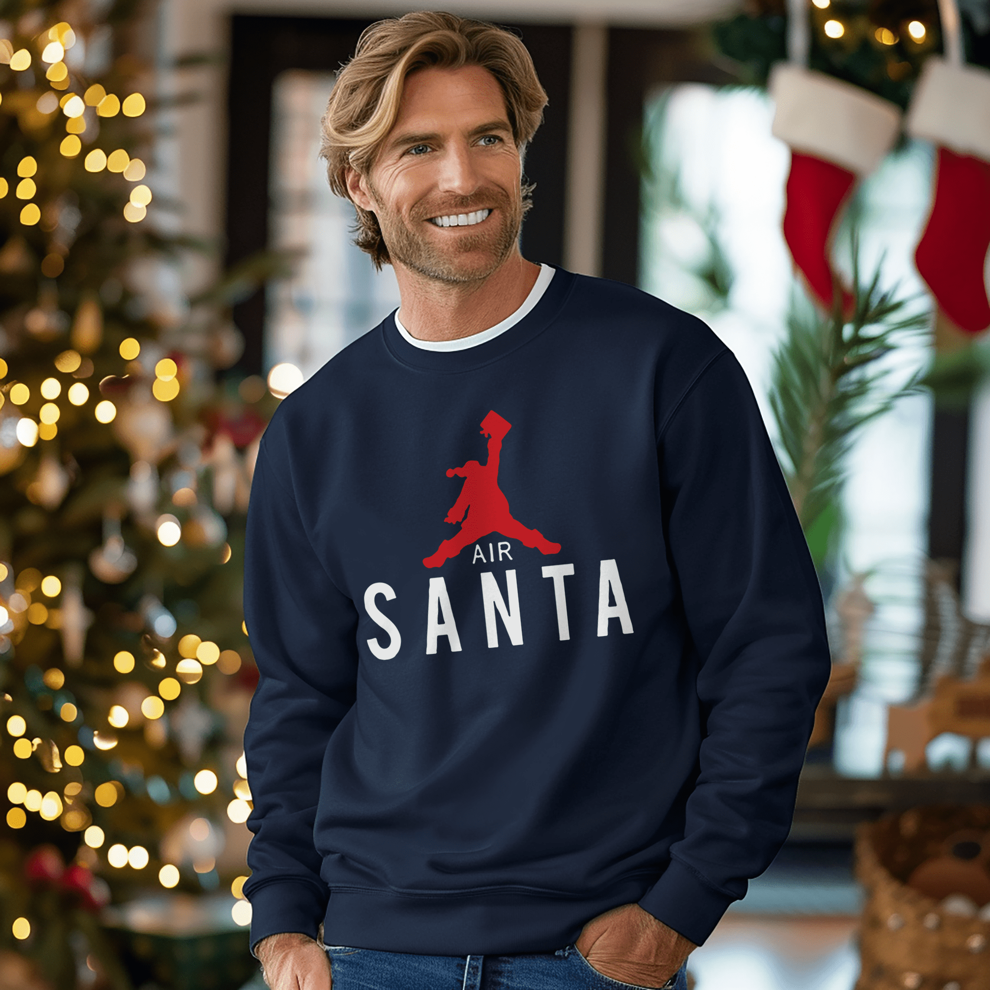 Air Santa Sweatshirt - Ho Ho Hilarious!