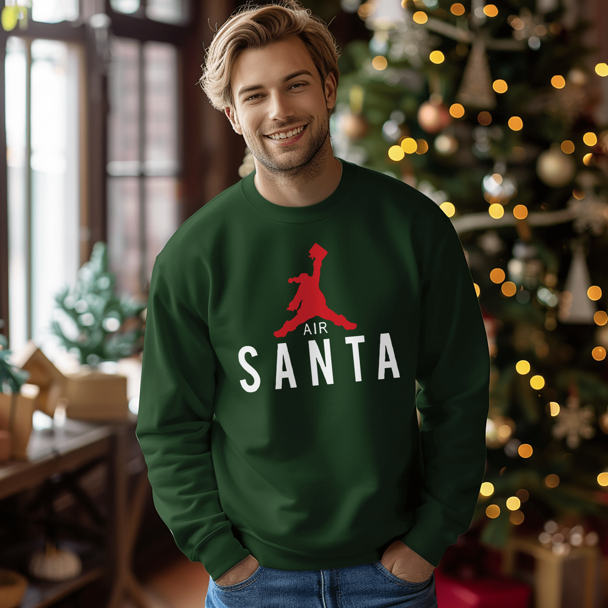 Air Santa Sweatshirt - Ho Ho Hilarious!