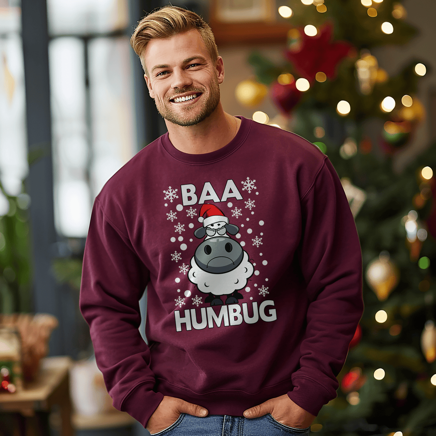 Baa Humbug Xmas Sweatshirt