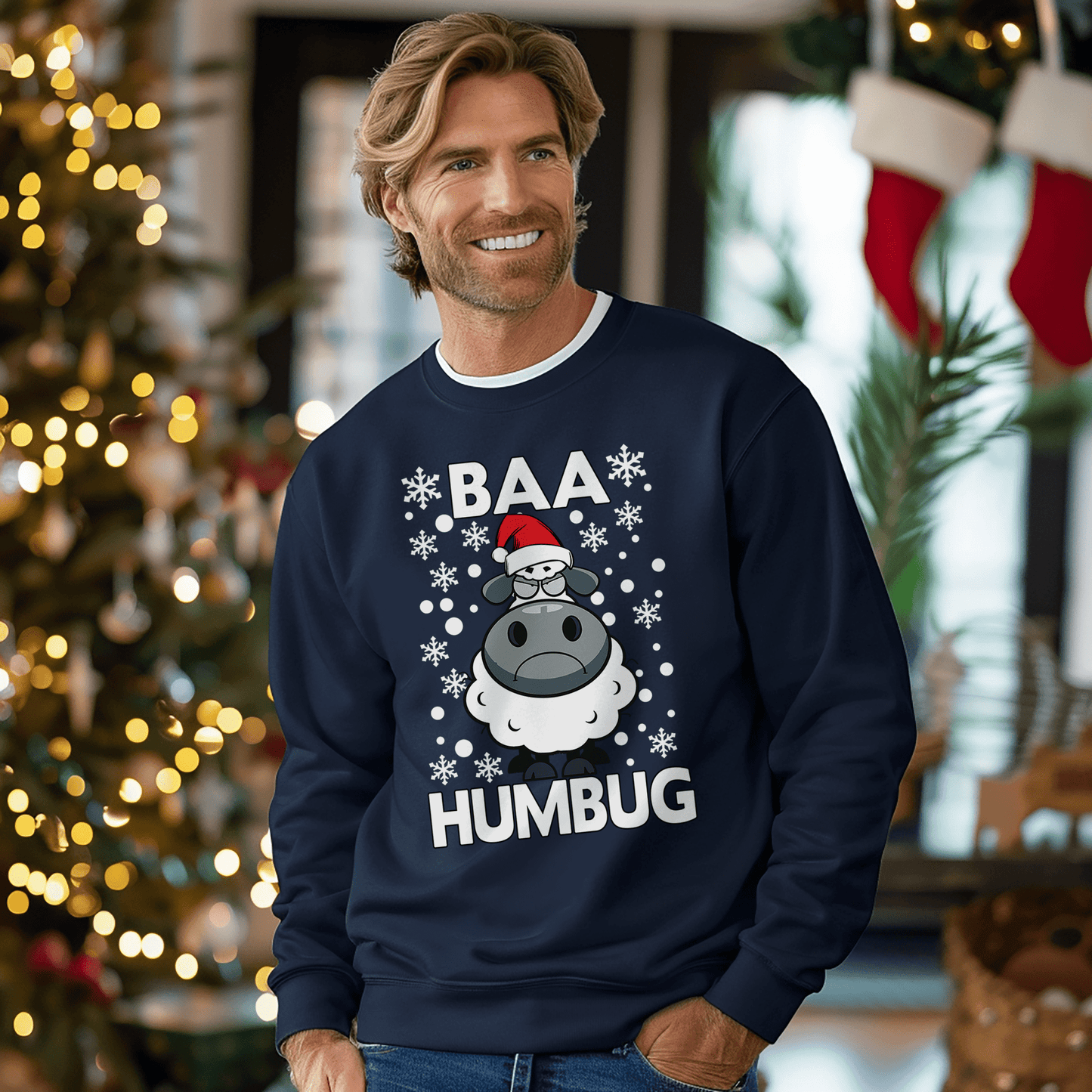 Baa Humbug Xmas Sweatshirt