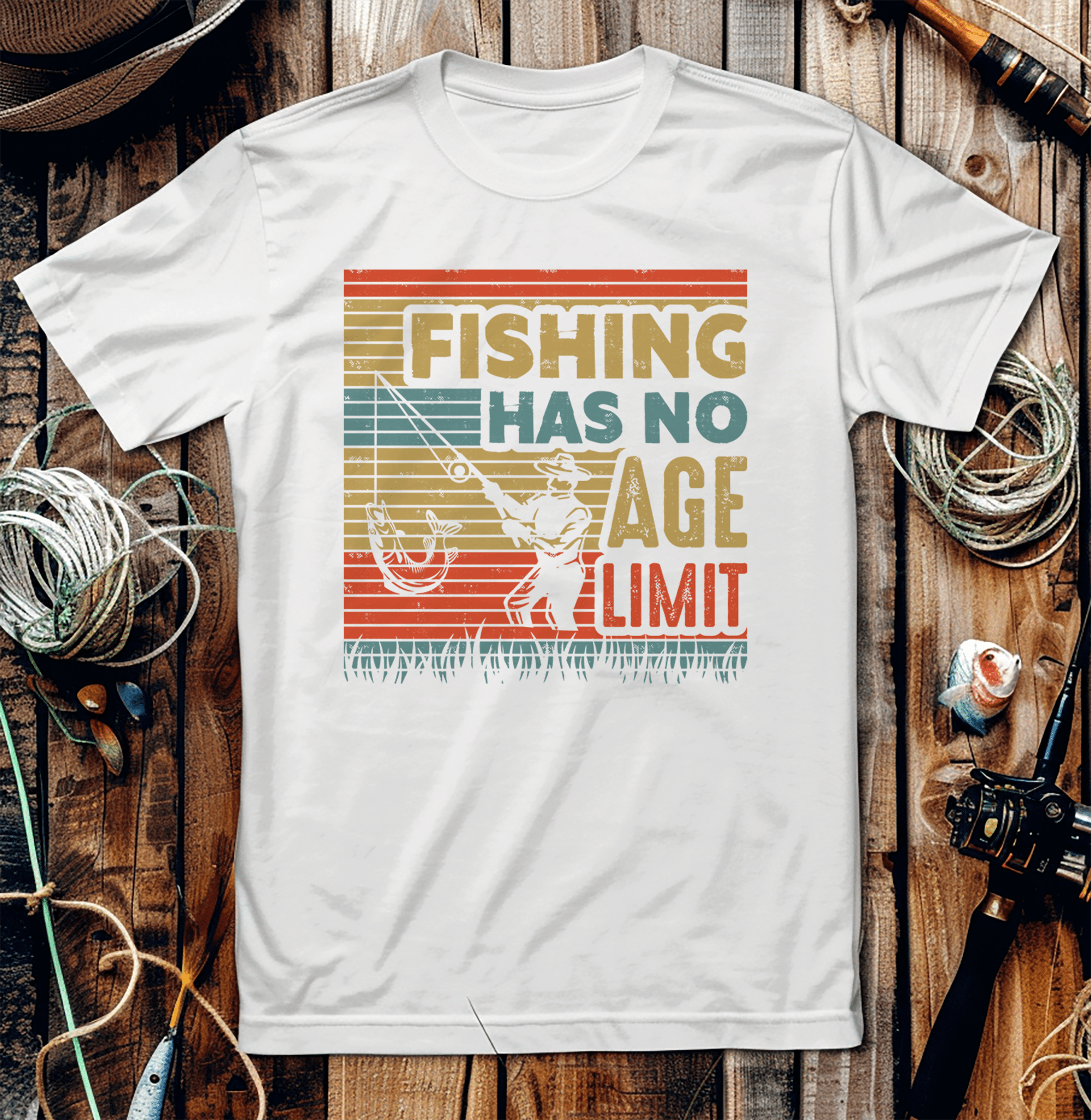 Fishing Has No Age Limit T-Shirt
