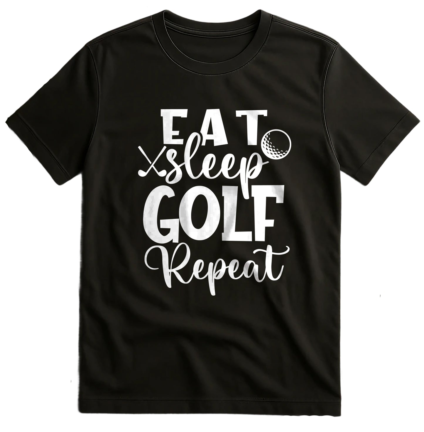 Golf-100 T-shirt: Eat, Sleep, Golf,