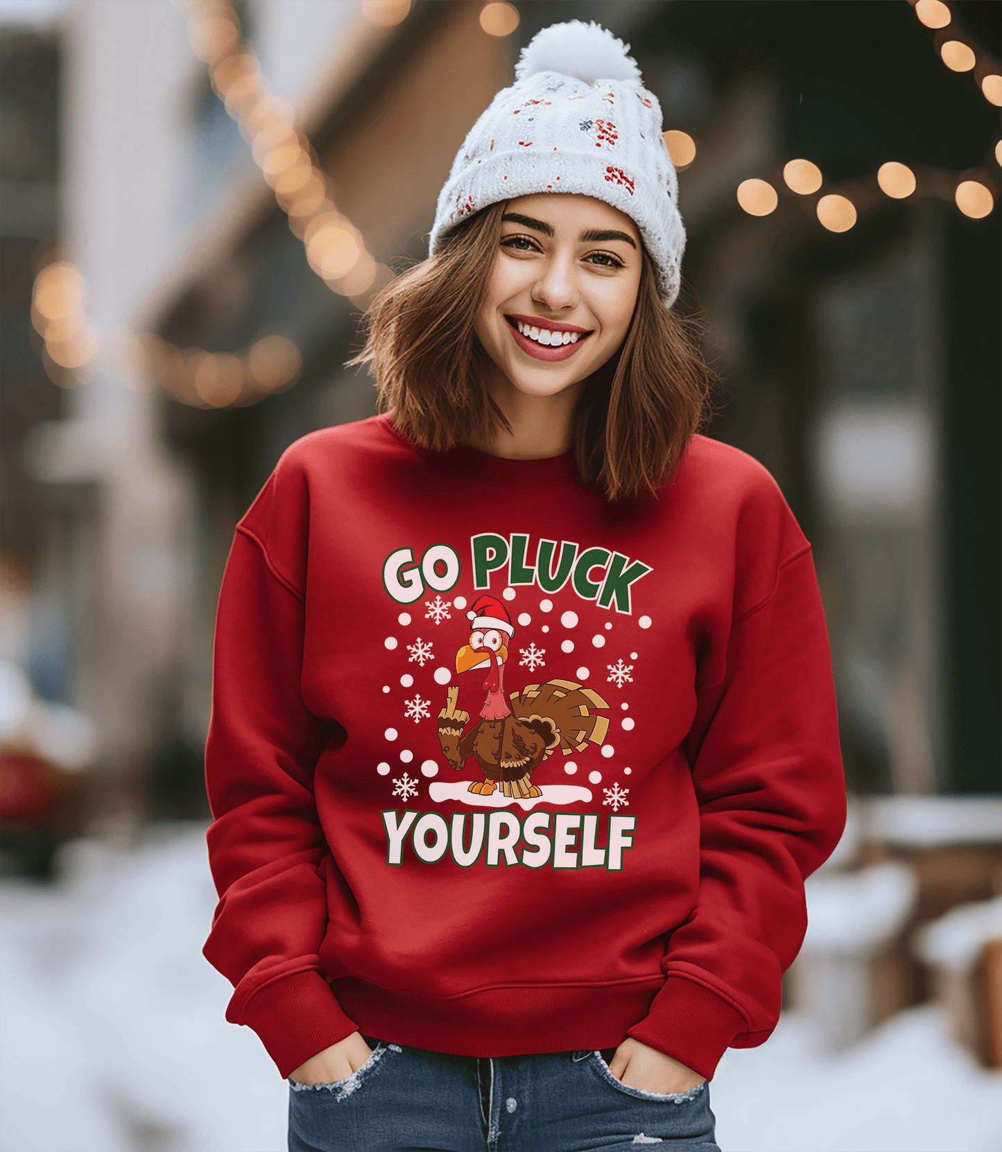 Go Pluck Yourself Turkey Sweatshirt