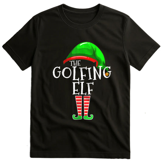 Golfing Elf Family Matching T-Shirt