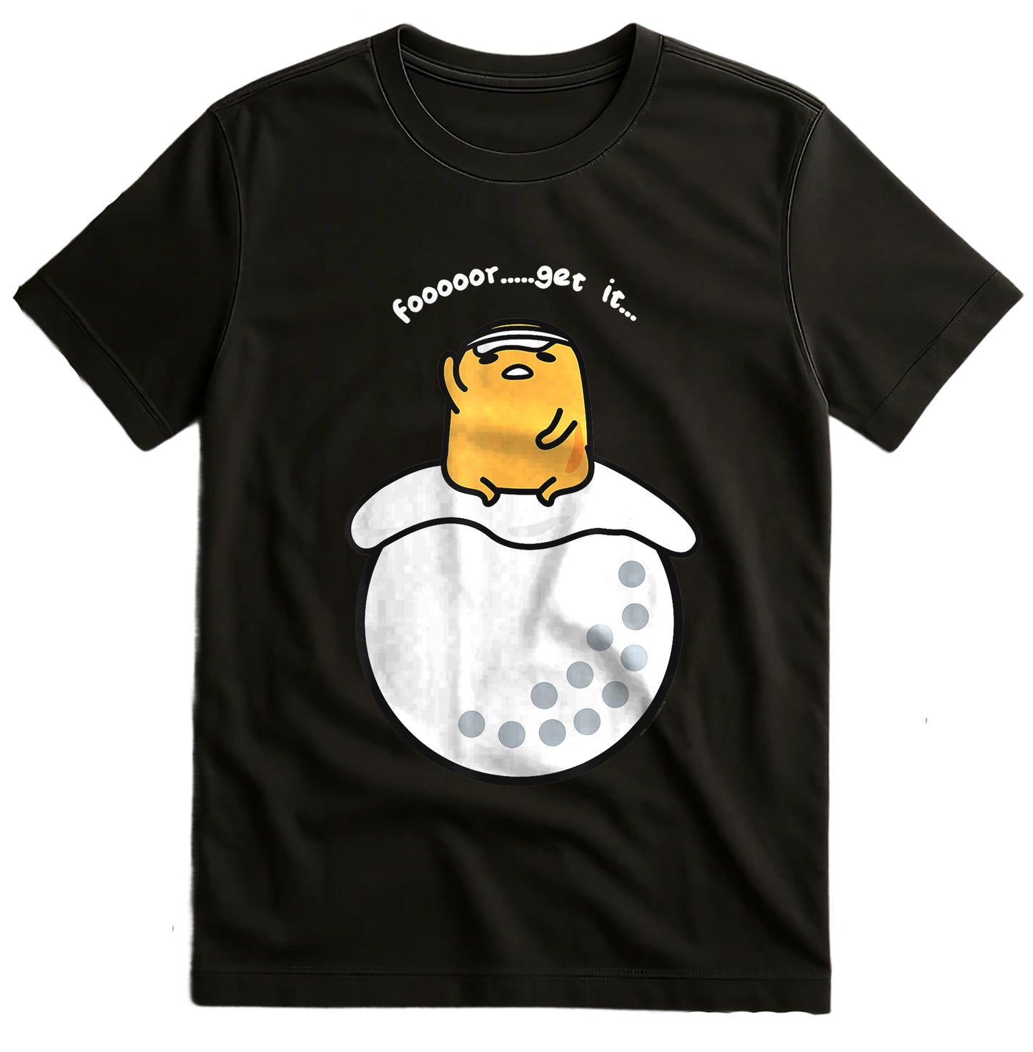 Gudetama Golf T-Shirt Fore! t-shirt