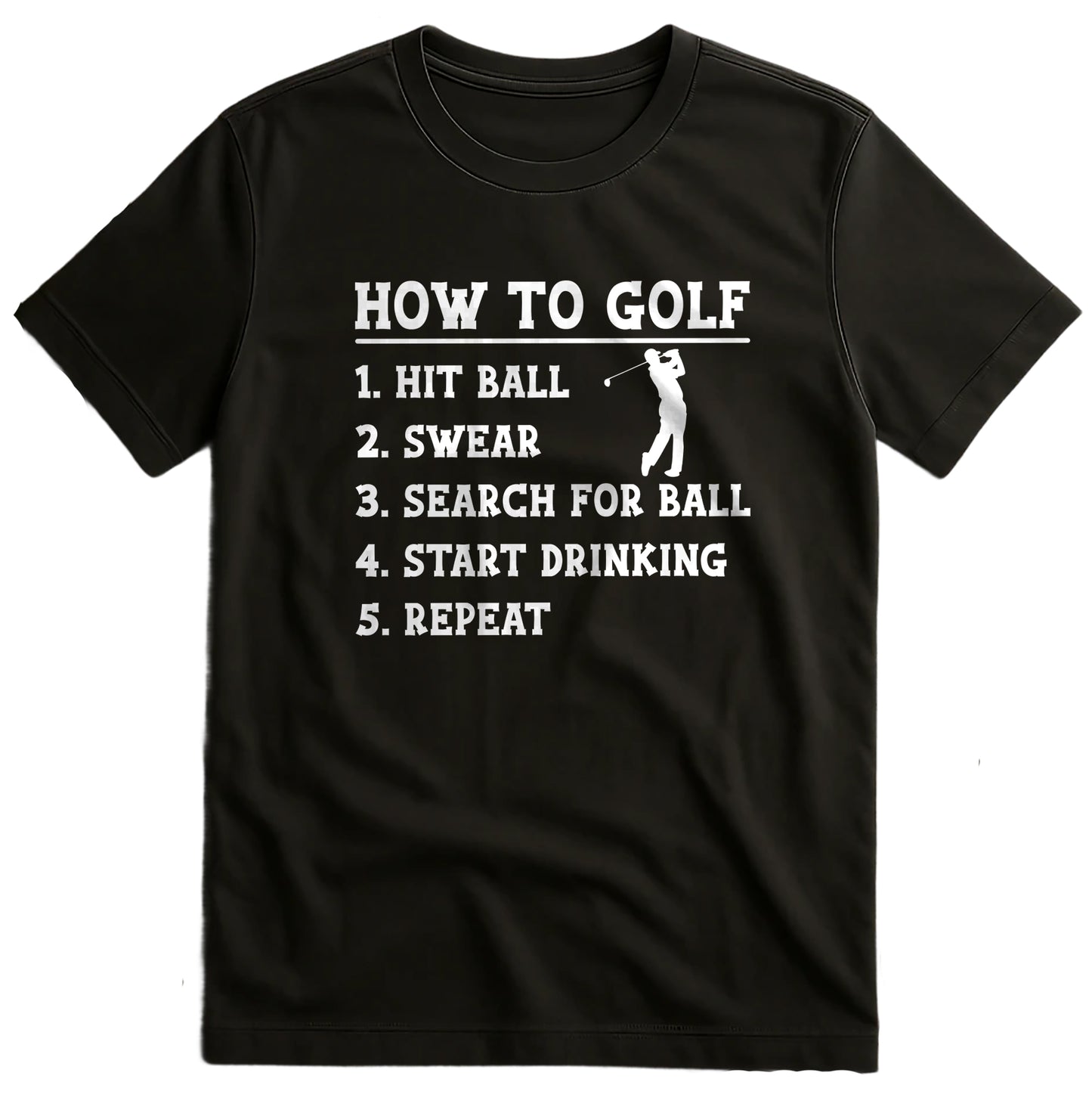 How to Golf Hit Swear Drink
