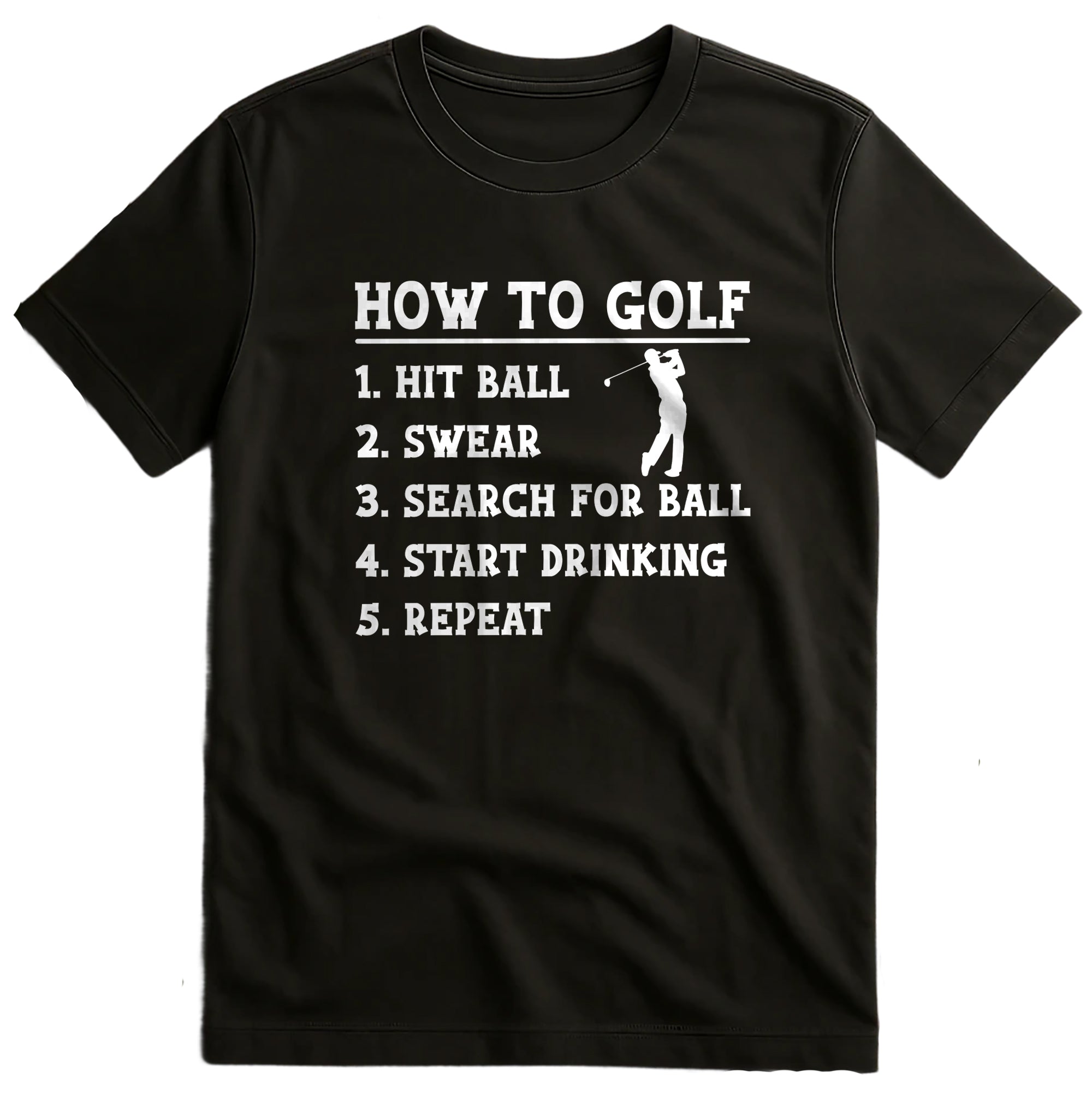 How to Golf Hit Swear Drink