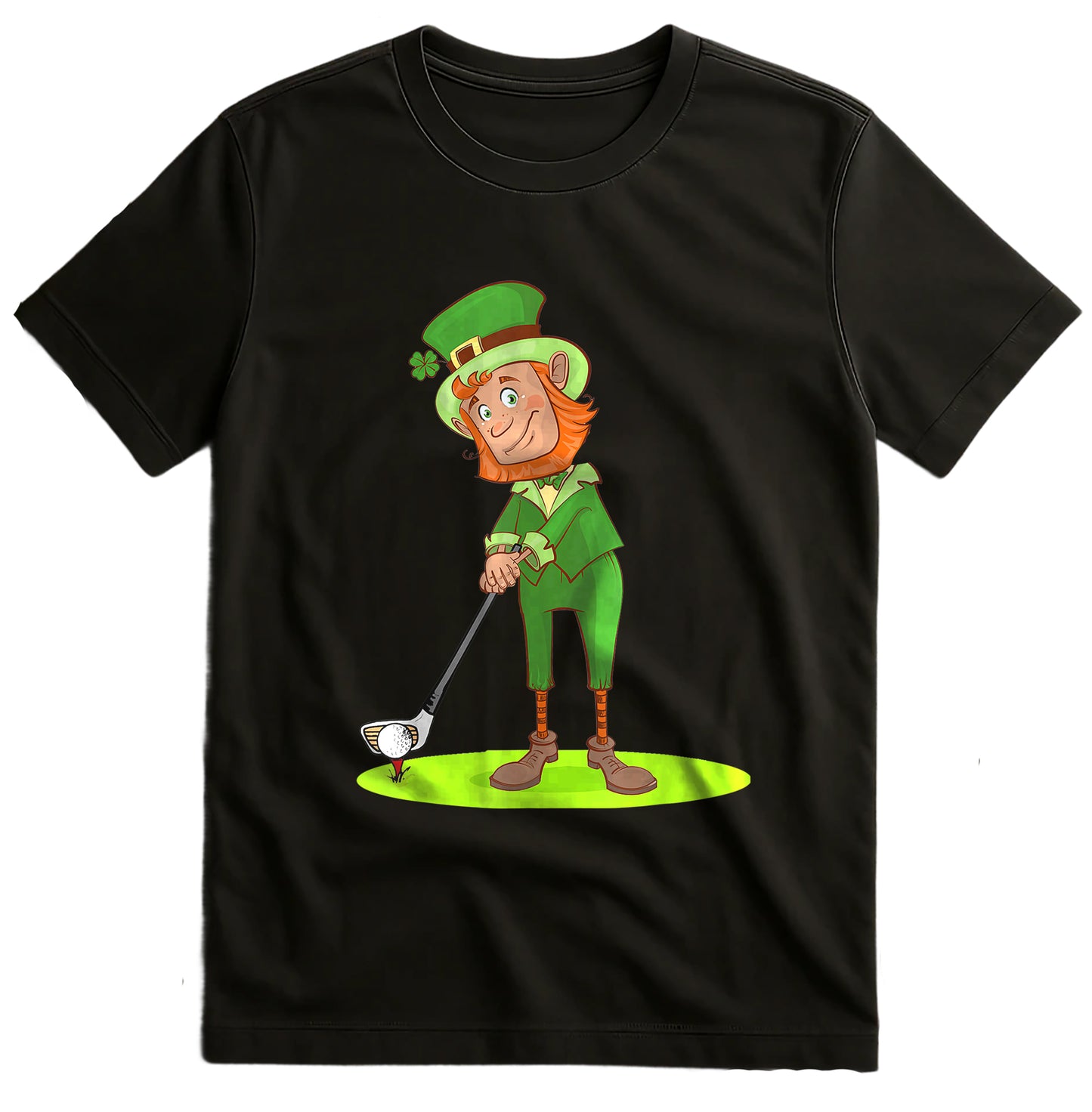Lucky Leprechaun Golfing T-Shirt