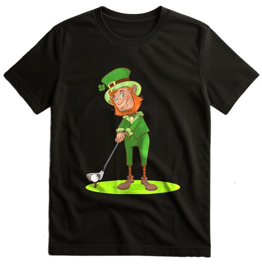 Lucky Leprechaun Golfing T-Shirt