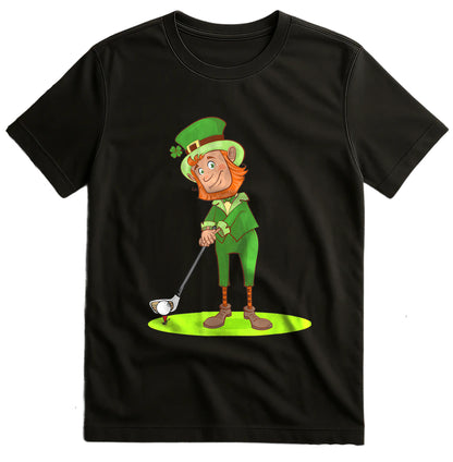 Lucky Leprechaun Golfing T-Shirt
