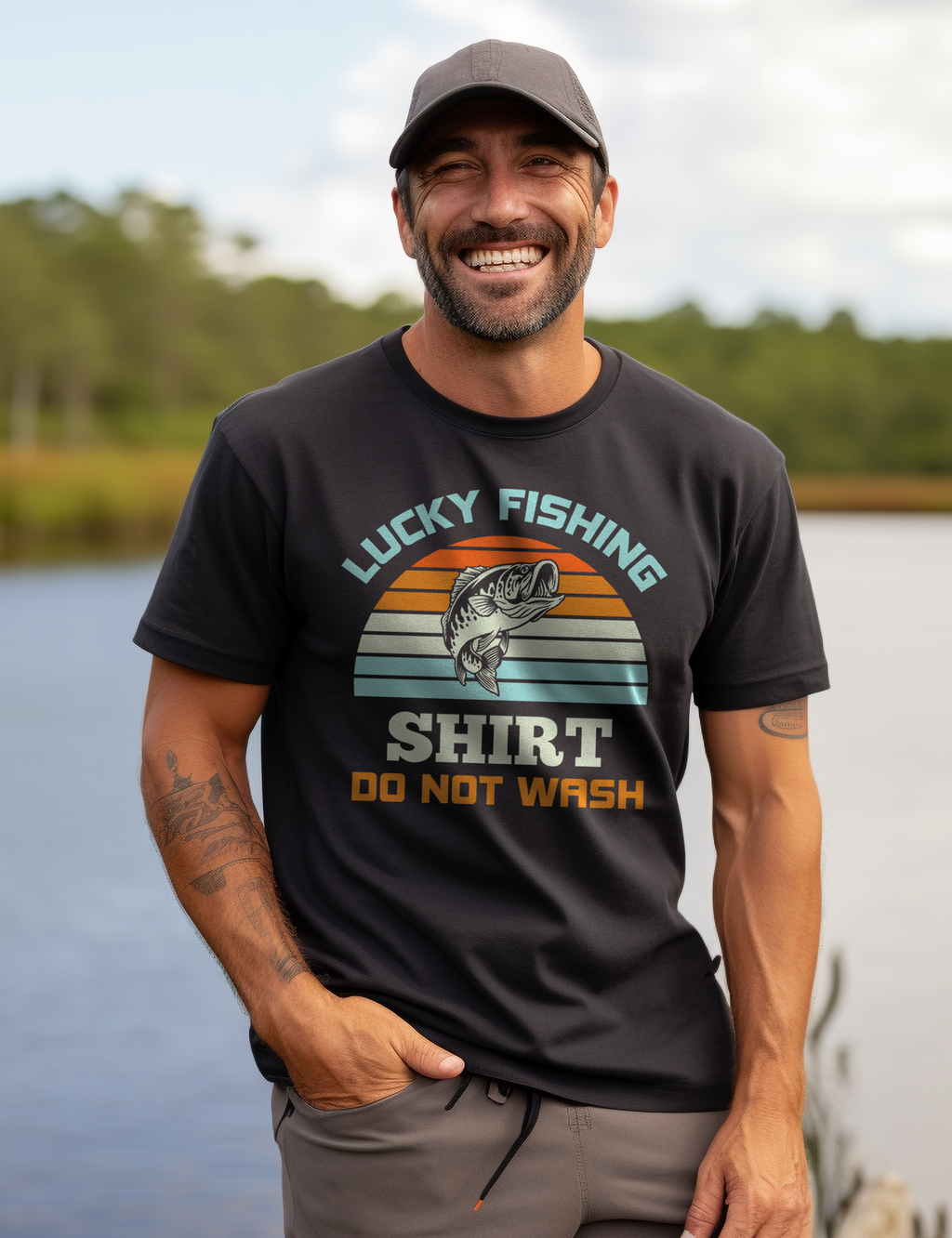 Lucky Fishing Shirt: T-Shirt