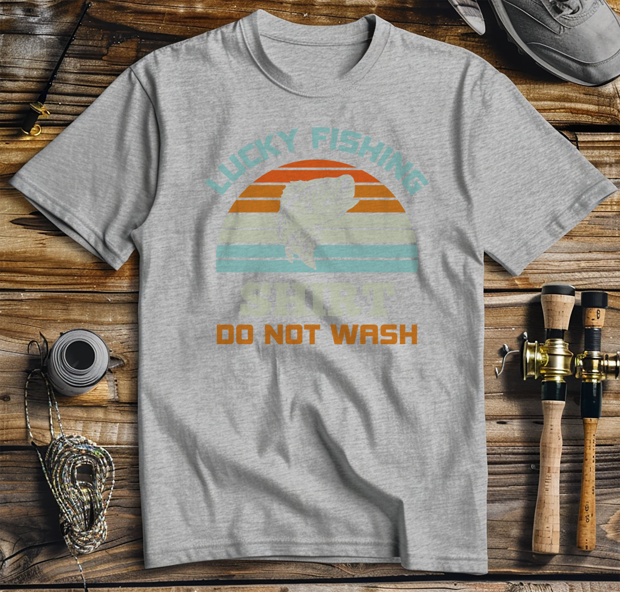 Lucky Fishing Shirt: T-Shirt