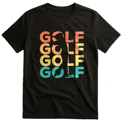 Retro Vintage Golfing Gift T-Shirt