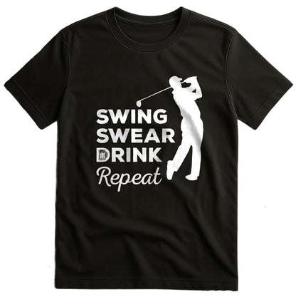 Swing Swear Drink Repeat T-shirt
