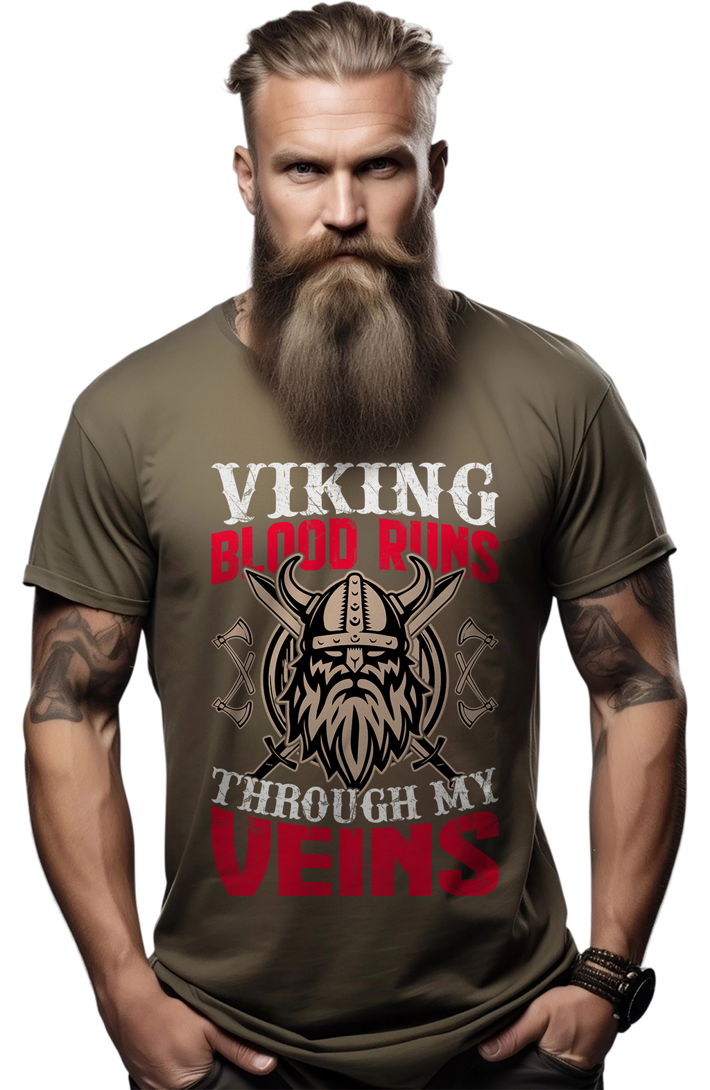 Viking Blood Runs Through My T-Shirt