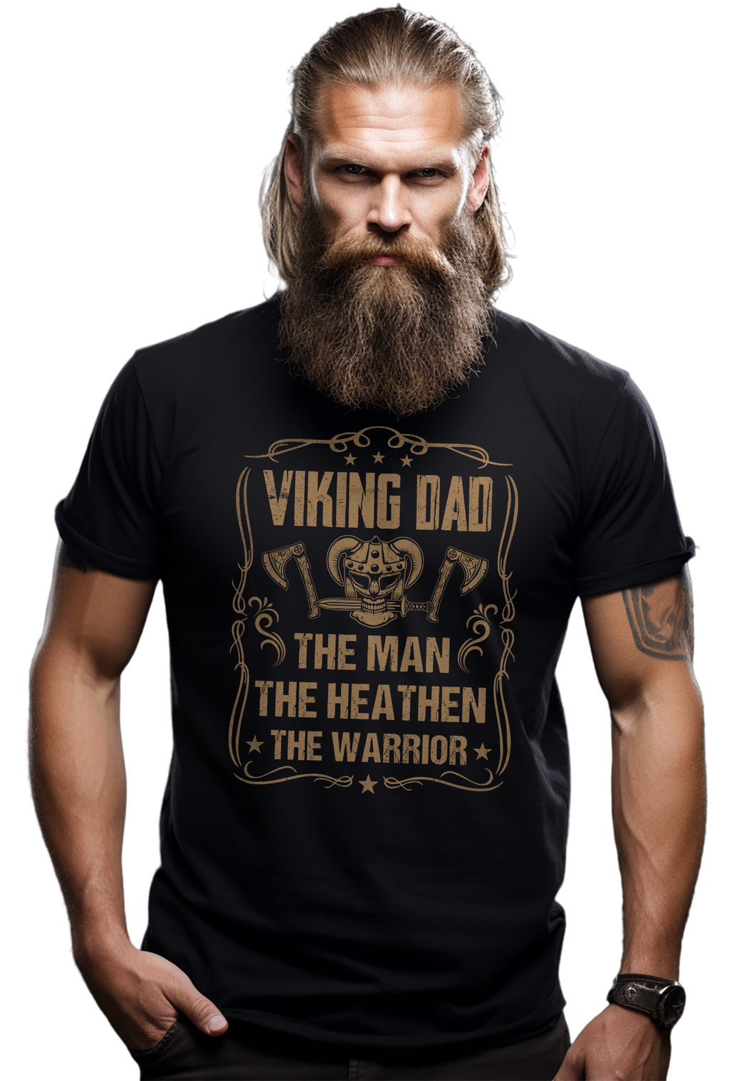 Viking Dad The Man Funny T-Shirt