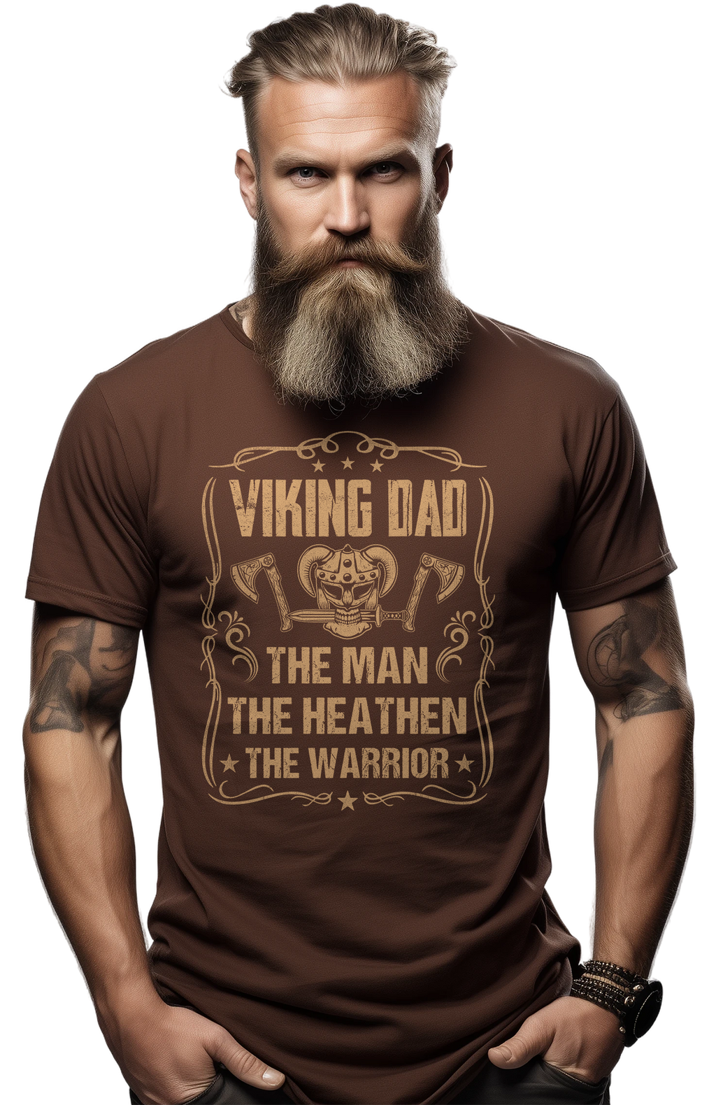 Viking Dad The Man Funny T-Shirt