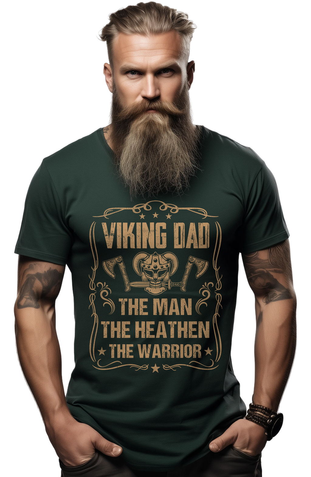 Viking Dad The Man Funny T-Shirt