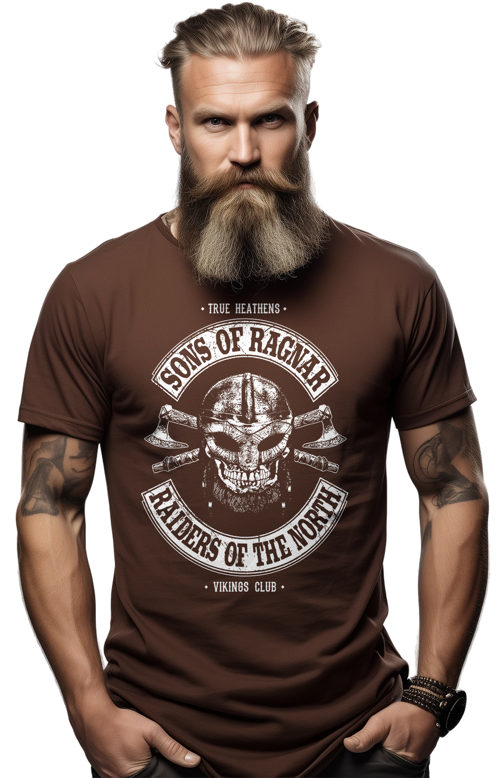 Sons of Ragnar Viking Skull T-Shirt