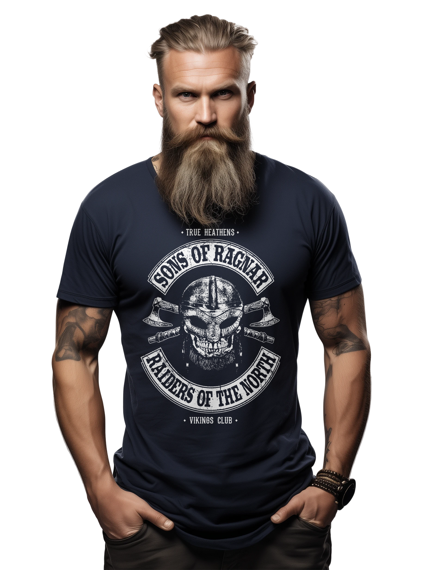 Sons of Ragnar Viking Skull T-Shirt